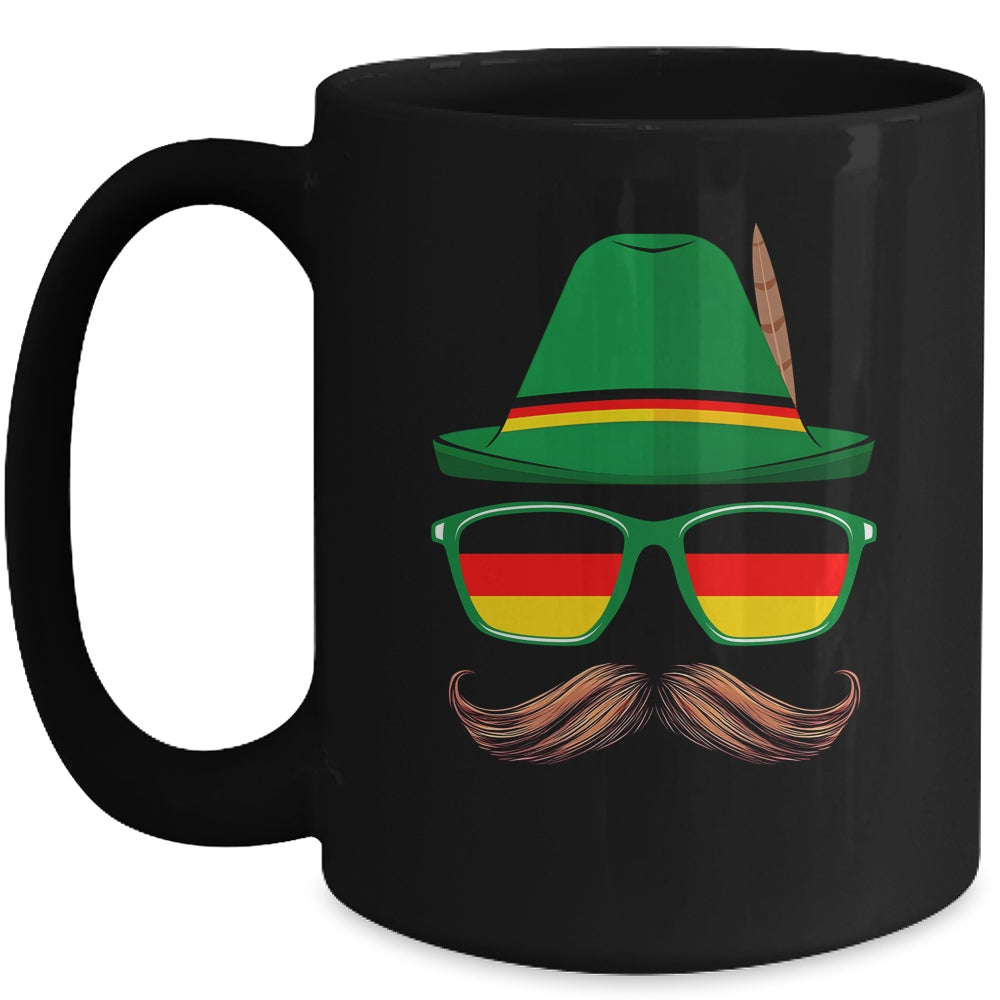 Oktoberfest Costume German Bavarian Face Glasses Hat For Men Mug | siriusteestore