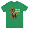 Oktoberfest Dinosaur T-Rex Lederhosen Bavarian Costume Kids Youth Shirt | siriusteestore