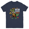 Oktoberfest Dinosaur T-Rex Lederhosen Bavarian Costume Kids Youth Shirt | siriusteestore