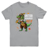 Oktoberfest Dinosaur T-Rex Lederhosen Bavarian Costume Kids Youth Shirt | siriusteestore