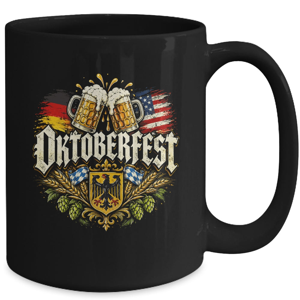 Oktoberfest Drinking Men Women Vintage German Flag Prost Mug | siriusteestore