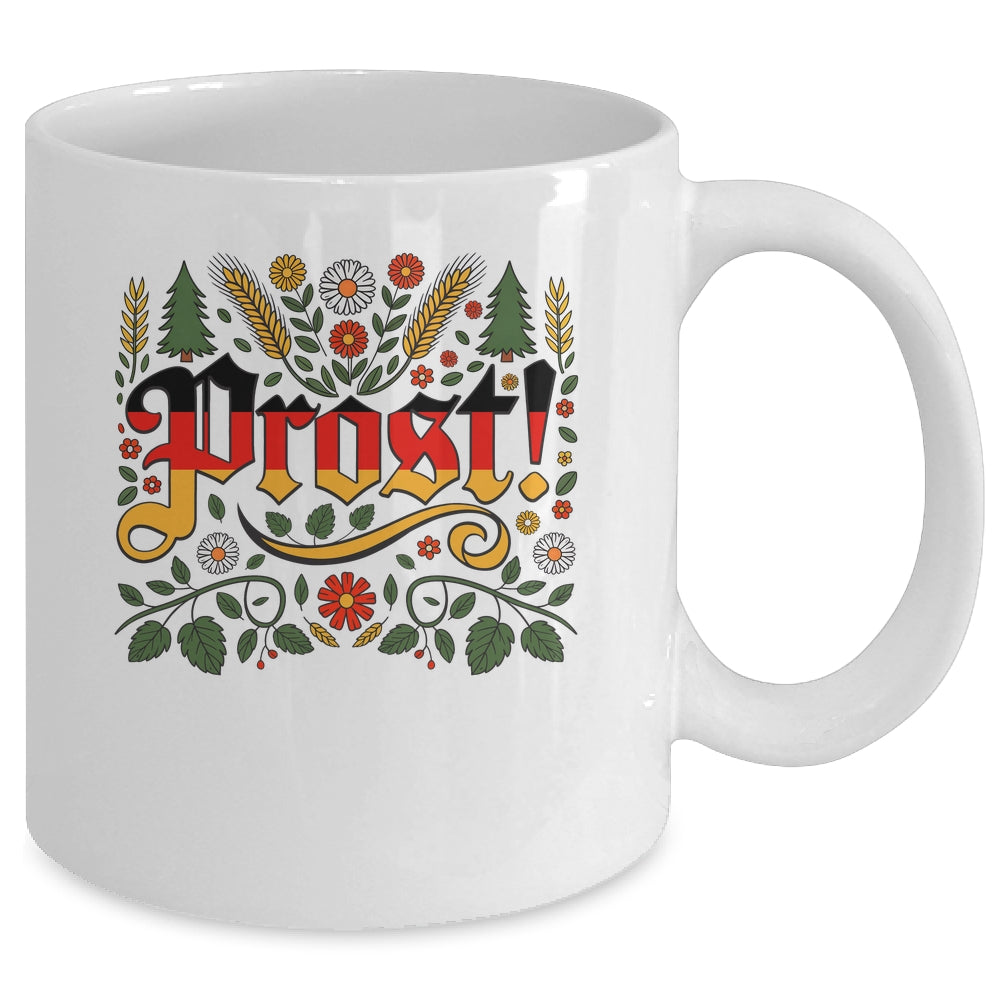 Oktoberfest Drinking Vintage German Prost Men Women Mug | siriusteestore