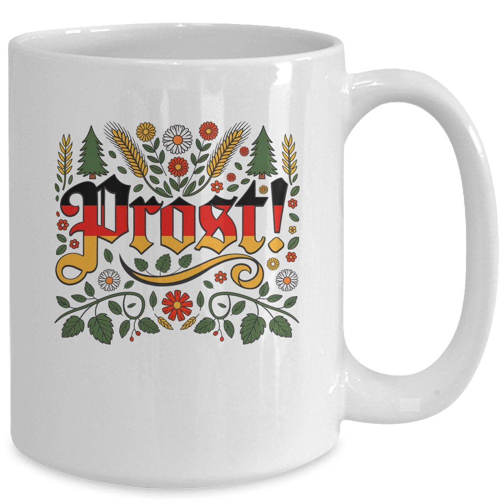 Oktoberfest Drinking Vintage German Prost Men Women Mug | siriusteestore