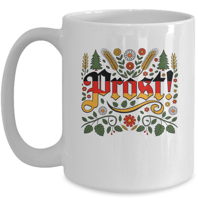 Oktoberfest Drinking Vintage German Prost Men Women Mug | siriusteestore