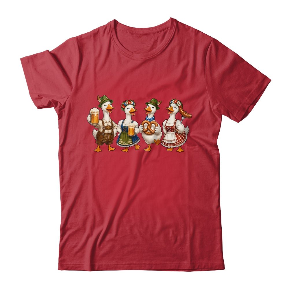 Oktoberfest Ducks Pretzel Sausage Funny German Men Women Shirt & Hoodie | siriusteestore