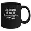 Oktoberfest Here For Schitzengiggles Funny German Men Women Mug | siriusteestore