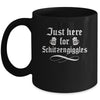 Oktoberfest Here For Schitzengiggles Funny German Men Women Mug | siriusteestore