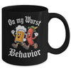 Oktoberfest On My Wurst Behavior German Beer Sausage Adults Mug | siriusteestore