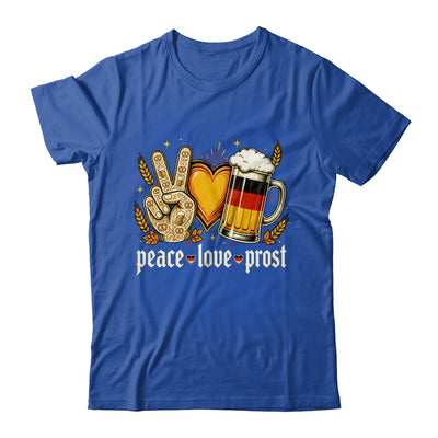 Oktoberfest Peace Love Prost German Flag Bavarian Men Women Shirt & Hoodie | siriusteestore