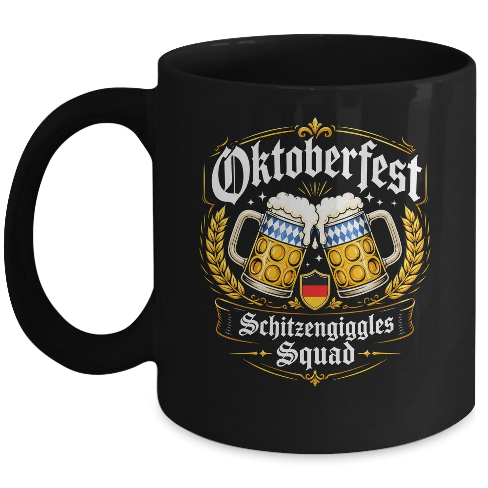 Oktoberfest Schitzengiggles Squad Festival Costumes Outfit Mug | siriusteestore