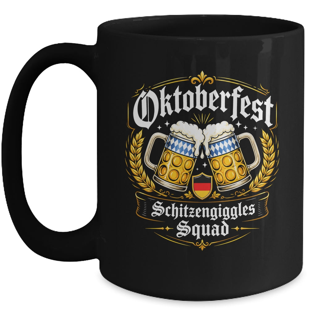 Oktoberfest Schitzengiggles Squad Festival Costumes Outfit Mug | siriusteestore