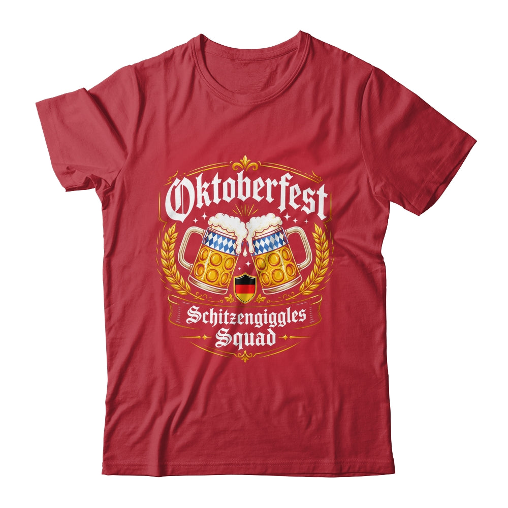 Oktoberfest Schitzengiggles Squad Festival Costumes Outfit Shirt & Hoodie | siriusteestore