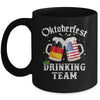 Oktoberfest Squad Drinking Team Beer German American Flag Mug | siriusteestore