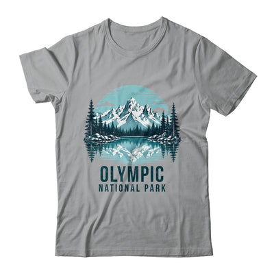 Olympic National Park Retro Mountain Lake Outdoor Hiking Shirt & Tank Top | siriusteestore
