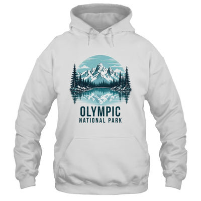 Olympic National Park Retro Mountain Lake Outdoor Hiking Shirt & Tank Top | siriusteestore