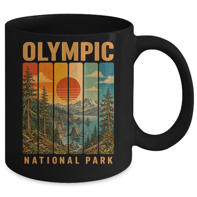 Olympic National Park Washington Usa Outdoor Vintage Hiking Mug | siriusteestore