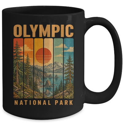 Olympic National Park Washington Usa Outdoor Vintage Hiking Mug | siriusteestore