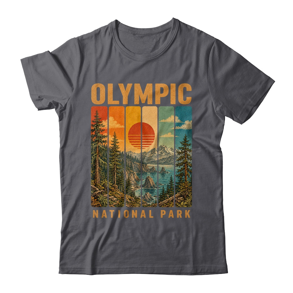 Olympic National Park Washington Usa Outdoor Vintage Hiking Shirt & Tank Top | siriusteestore