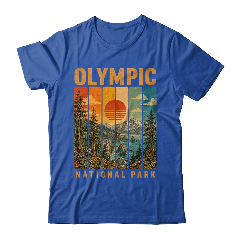 Olympic National Park Washington Usa Outdoor Vintage Hiking Shirt & Tank Top | siriusteestore