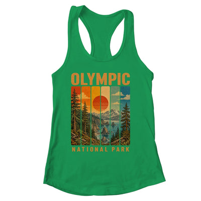 Olympic National Park Washington Usa Outdoor Vintage Hiking Shirt & Tank Top | siriusteestore