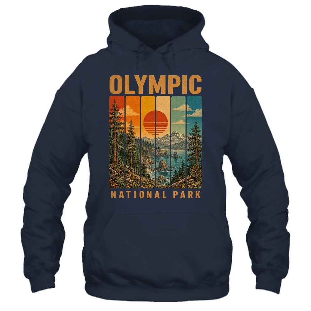Olympic National Park Washington Usa Outdoor Vintage Hiking Shirt & Tank Top | siriusteestore