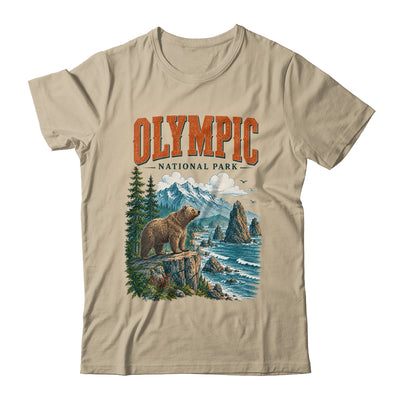 Olympic National Park Washington Vintage Nature Hiking Shirt & Tank Top | siriusteestore
