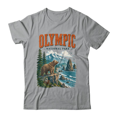 Olympic National Park Washington Vintage Nature Hiking Shirt & Tank Top | siriusteestore