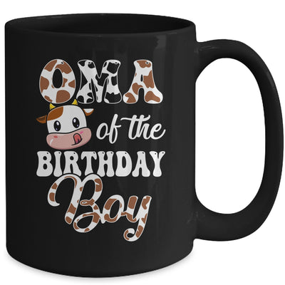 Oma Of The Birthday Boy Cow Farm 1st Birthday Boy Mug | siriusteestore