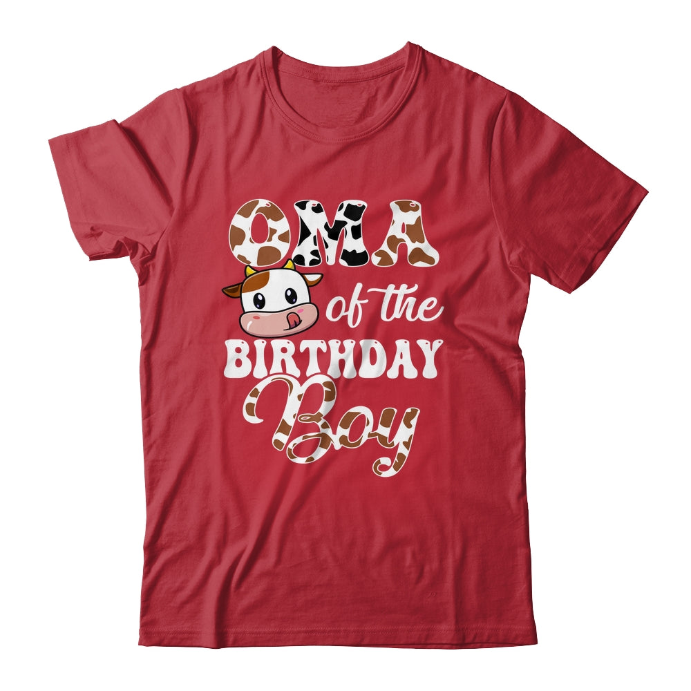 Oma Of The Birthday Boy Cow Farm 1st Birthday Boy Shirt & Hoodie | siriusteestore