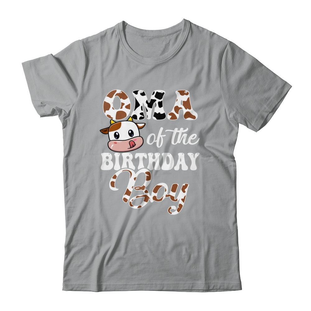 Oma Of The Birthday Boy Cow Farm 1st Birthday Boy Shirt & Hoodie | siriusteestore