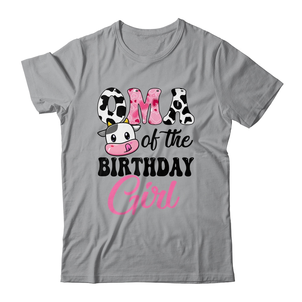 Oma Of The Birthday Girl Cow Farm 1st Birthday Girl Shirt & Hoodie | siriusteestore