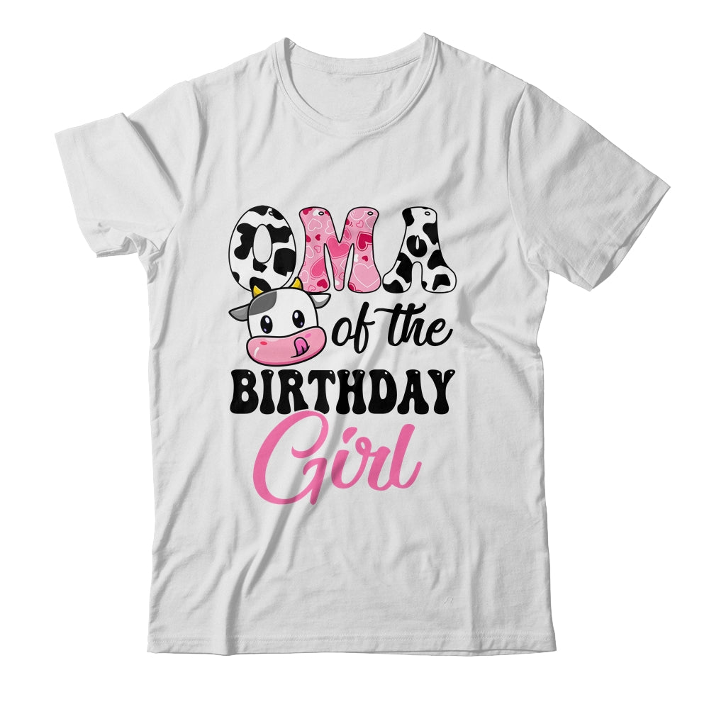 Oma Of The Birthday Girl Cow Farm 1st Birthday Girl Shirt & Hoodie | siriusteestore