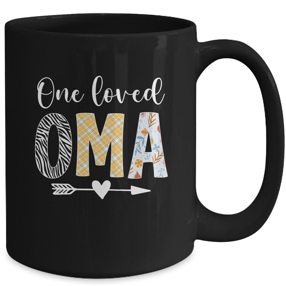 Oma Women Cute Design One Loved Oma Mother's Day Mug | siriusteestore
