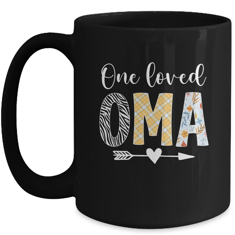 Oma Women Cute Design One Loved Oma Mother's Day Mug | siriusteestore