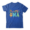 Oma Women Wildflower Floral Design Oma Mothers Day Shirt & Tank Top | siriusteestore