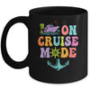 On Cruise Mode Vacation Trip Family Cruise Matching Group Mug | siriusteestore