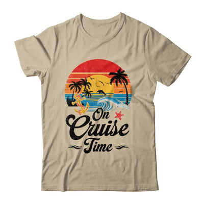 On Cruise Time Coconut Tree Graphic Summer Vacation Cruising Shirt & Tank Top | siriusteestore