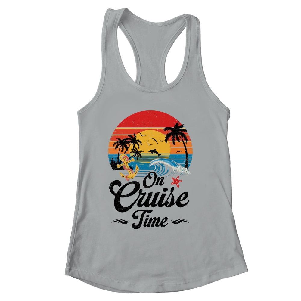 On Cruise Time Coconut Tree Graphic Summer Vacation Cruising Shirt & Tank Top | siriusteestore