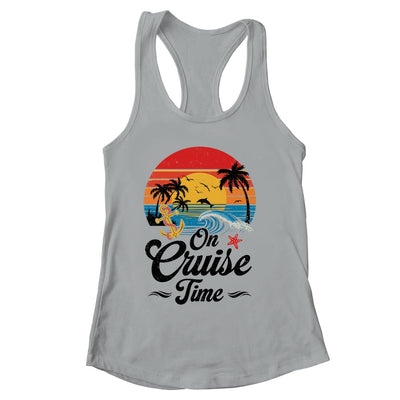 On Cruise Time Coconut Tree Graphic Summer Vacation Cruising Shirt & Tank Top | siriusteestore