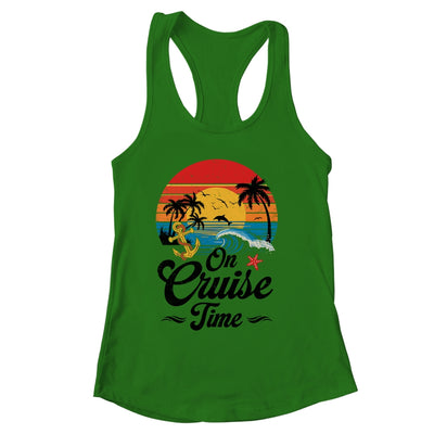 On Cruise Time Coconut Tree Graphic Summer Vacation Cruising Shirt & Tank Top | siriusteestore