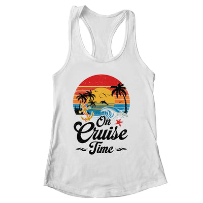 On Cruise Time Coconut Tree Graphic Summer Vacation Cruising Shirt & Tank Top | siriusteestore