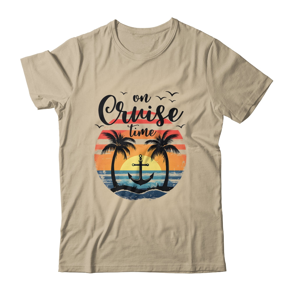 On Cruise Time Women Coconut Tree Family Summer Vacation Shirt & Tank Top | siriusteestore