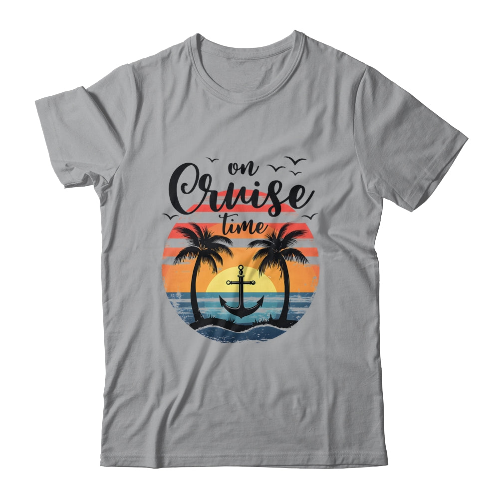 On Cruise Time Women Coconut Tree Family Summer Vacation Shirt & Tank Top | siriusteestore