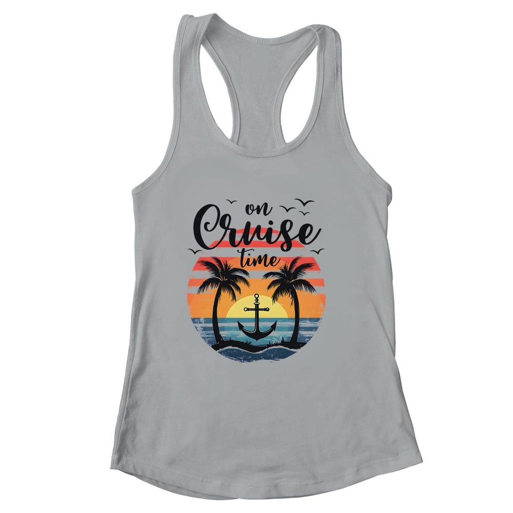 On Cruise Time Women Coconut Tree Family Summer Vacation Shirt & Tank Top | siriusteestore