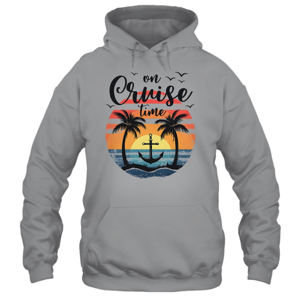 On Cruise Time Women Coconut Tree Family Summer Vacation Shirt & Tank Top | siriusteestore