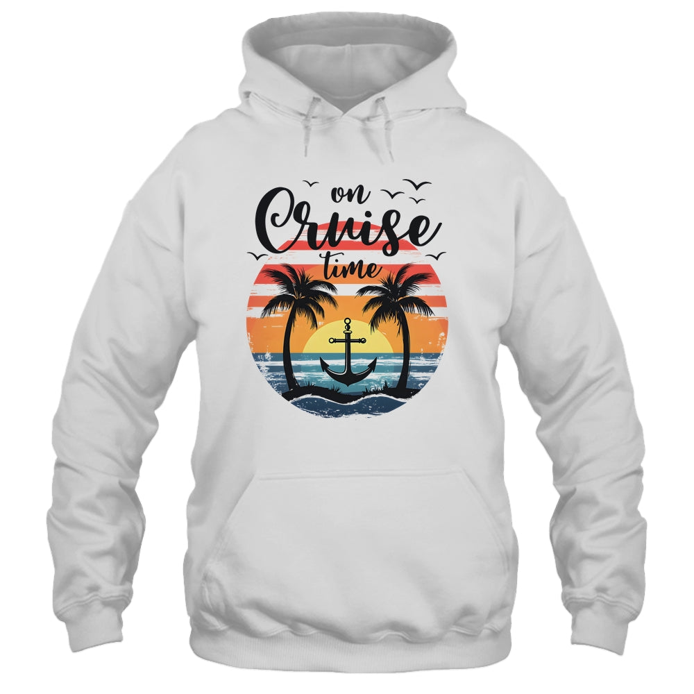 On Cruise Time Women Coconut Tree Family Summer Vacation Shirt & Tank Top | siriusteestore