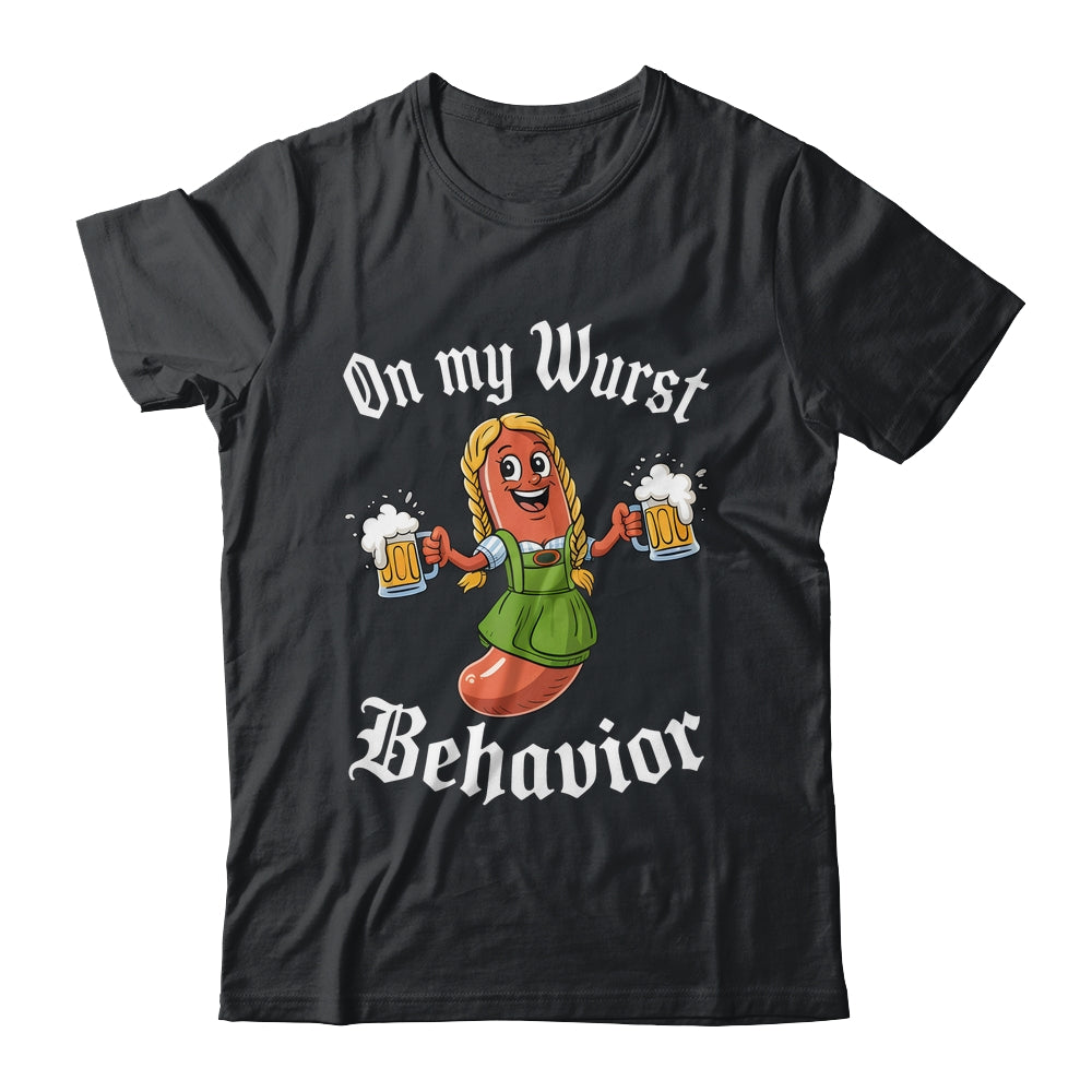 On My Wurst Behavior Oktoberfest German Funny Germany Women Shirt & Hoodie | siriusteestore
