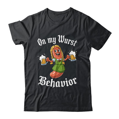 On My Wurst Behavior Oktoberfest German Funny Germany Women Shirt & Hoodie | siriusteestore
