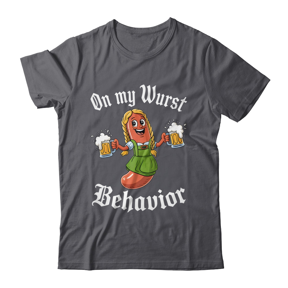 On My Wurst Behavior Oktoberfest German Funny Germany Women Shirt & Hoodie | siriusteestore