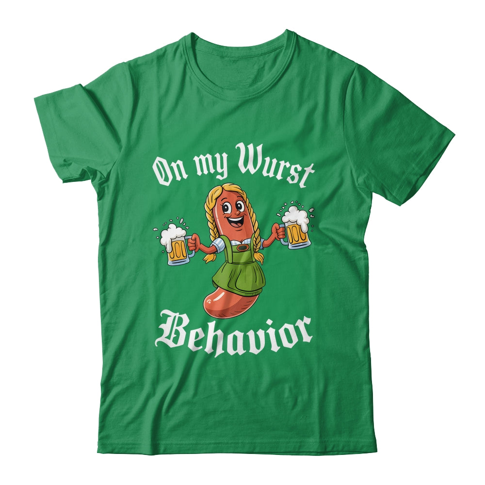 On My Wurst Behavior Oktoberfest German Funny Germany Women Shirt & Hoodie | siriusteestore